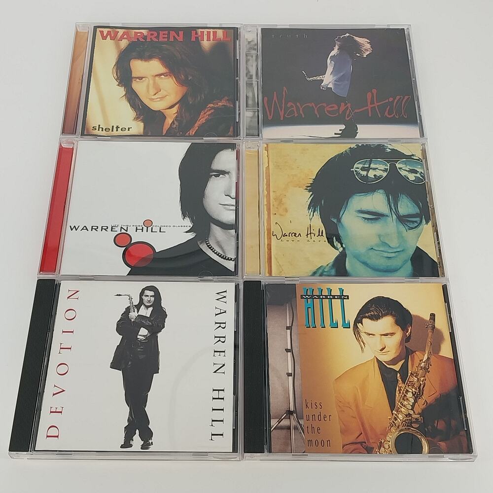 Warren Hill Lot 6 CD Jazz Devotion Truth Shelter Love Life Kiss Under The Moon